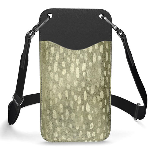 Cane Moss - Leather Phone Case With Strap