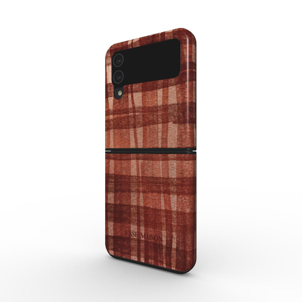 Linden Mahogany - Samsung Galaxy Z Flip Tough Case