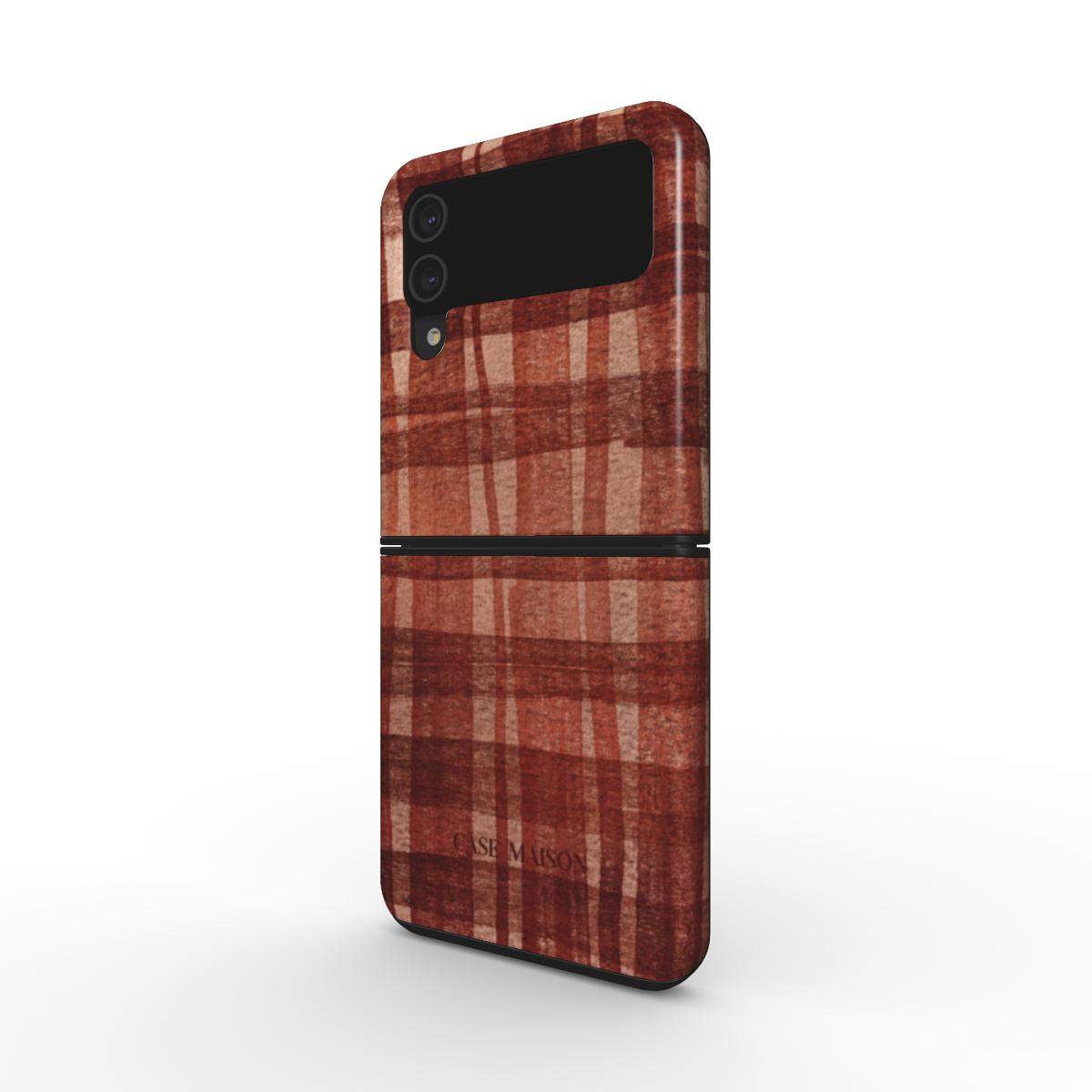 Linden Mahogany - Samsung Galaxy Z Flip Tough Case