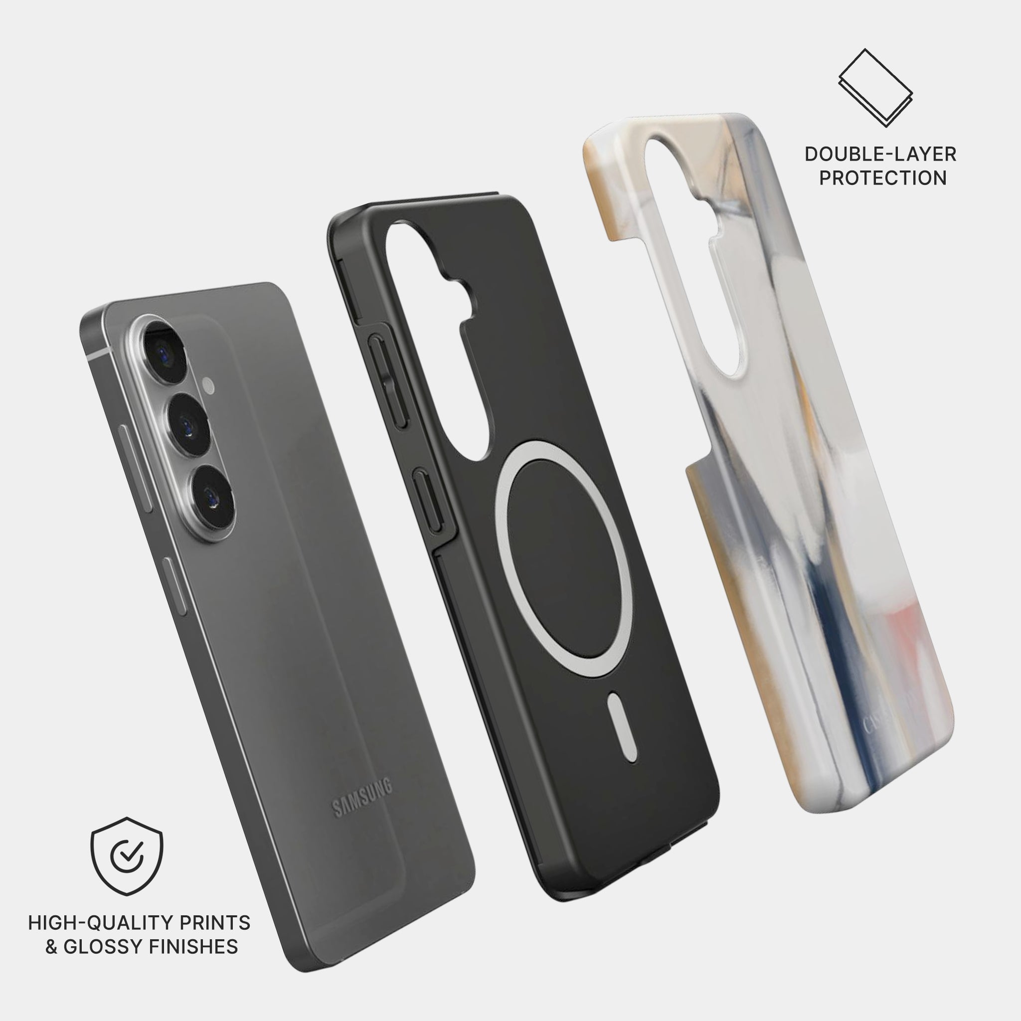 Crimson Haze - Samsung Magnetic Tough Case