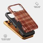 Linden Mahogany - iPhone Tough Case