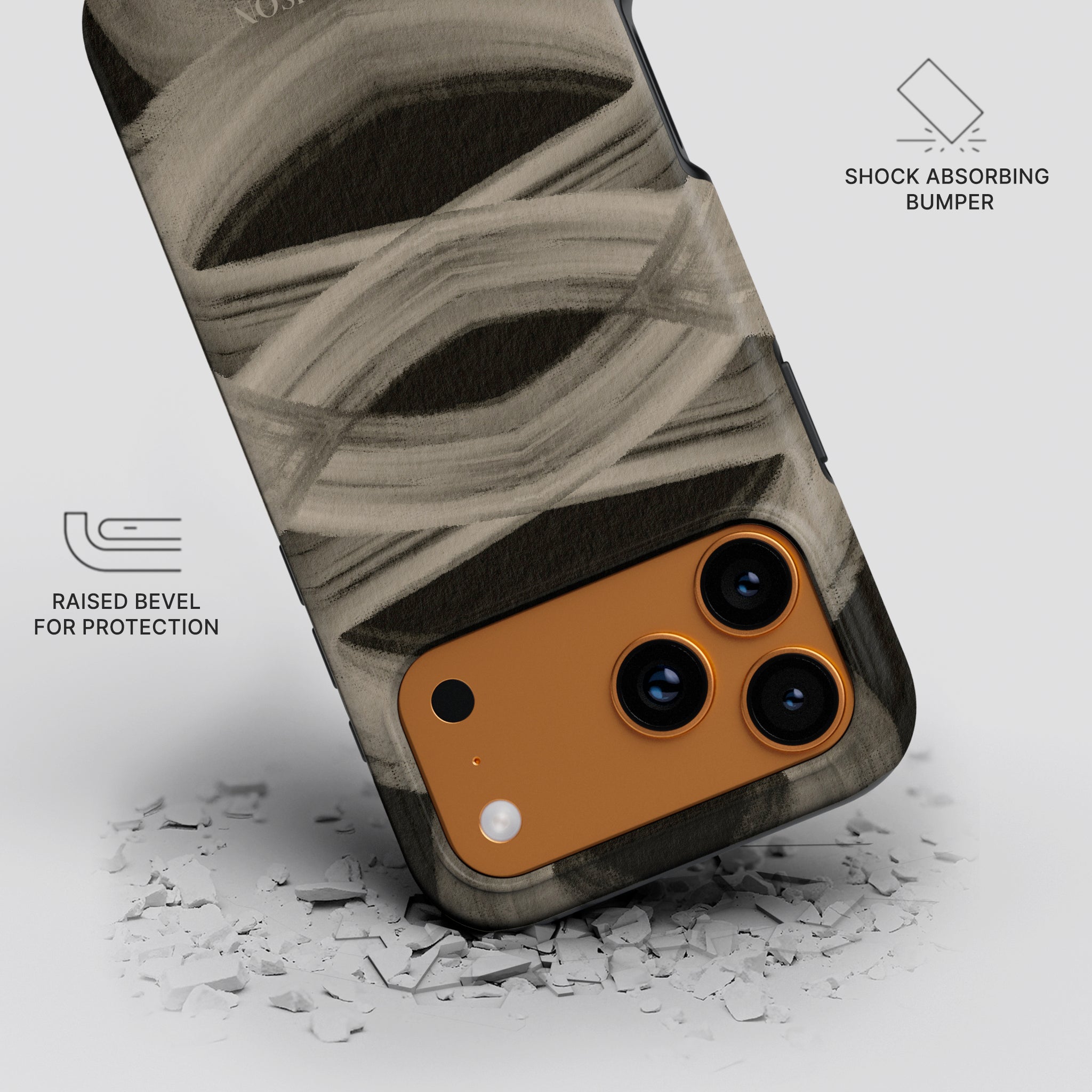 Smoky Quartz - iPhone MagSafe Tough Case