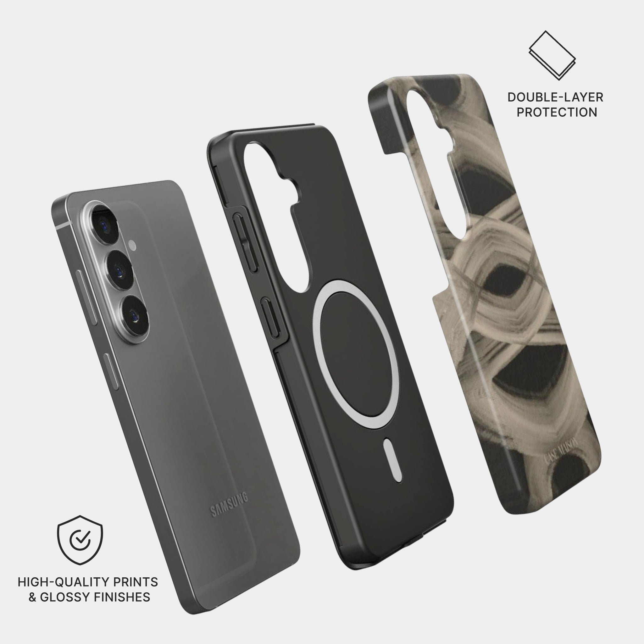 Smoky Quartz - Samsung Magnetic Tough Case